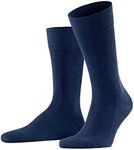 FALKE Men's Cotton Family Socks, Blue (Royal Blue 6000), 12.5-15