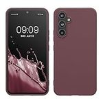 kwmobile Case Compatible with Samsung Galaxy A54 5G Case - Soft Slim Protective TPU Silicone Cover - Grape Purple