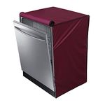 Wings Star Polyester Water Proof Cover Suitable For Dishwashers (Suitable For 12, 13 & 14 Place Settings Of Bosch | Seimens | Lg | Elica | Ifb Neptune | Media | Faber Brands), Maroon