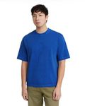 G-STAR RAW Men's Overdyed center chest boxy r t T-Shirts, Blue (radar blue gd D24780-C756-G474), L