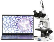 OMAX - 40X-2500X LED Digital Trinocular Lab Compound Microscope with USB Camera and Mechanical Stage - M83EZ-C03S