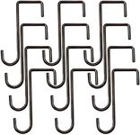 HiGift 12 Pack Vinyl Fence Hooks, 2