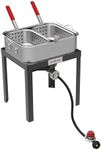 Gas One Double Fryer with 2 Baskets