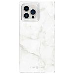 Case-Mate - BLOX - Rectangular Case for iPhone 13 Pro Max - Slim - Lightweight - 10 Foot Drop Protection - 6.7 Inch - White Marble (CM047442)