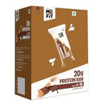 MuscleBlaze 20g Protein Bar (Choco Almond, Pack of 6) | Protein Blend, Healthy Protein Snacks | For Energy & Fitness