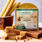 Kothai's Royal Organic Jaggery 900 GM(Sugarcane Jaggery Block/Gud/Gur/Gud Bhelli/Vellam/Sharkara Bellam/Nattu/Jaggey/Pure/Natural/No Preserveti