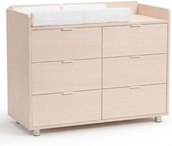 MAMAZING Keeva Pro 6-Drawer Baby Dresser with Changing Table, Easy Assembly