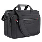 VANKEAN Laptop Briefcase Premium Laptop Case Fits 17.3 Inch Laptop Shoulder Bag Water-Repellent Messenger Bag for Men/Women Travel/Business/Black