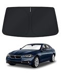 KUST Windshield Sun Shade for BMW 5 Series G30 G31 2017-2023 Window Shade Sun Visor Cover Foldable Blocks UV Rays Keep Your Car Cooler