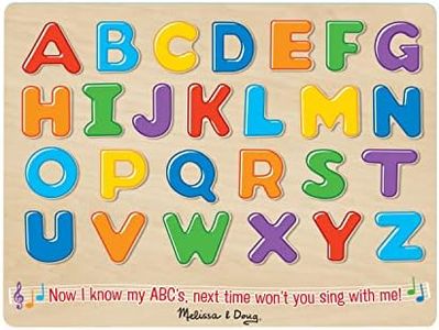 Melissa & Doug Alphabet Sound Puzzle - Wooden Puzzle with Sound Effects (26 pcs)