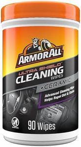 Armor All Ultra Shield + Ceramic Cleaning Wipes by Armor All, Car Interior Cleaner Wipes with Stain-Repelling Technology, 90 Count