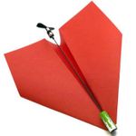 Adult Electric Paper Airplane Conversion Kit Electric Power By Powerup, Red