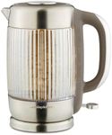 Morphy Richards Lantern Ribbed Kettle, 1.5L, 3Kw Rapid Boil, 360 Degree Base, Dry Boil Protection, Heat & Stain Resistant, Auto Switch Off, Concealed Heating Element, Amber, 108002