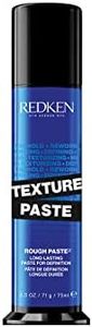 Redken Texturising paste for all hair types, flexible malleable for medium hold, with wheat protein, texture paste, 1 x 75 ml