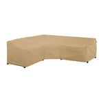Classic Accessories 56-051-012001-EC Terrazzo Sectional Sofa Cover, V-Shaped
