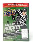 Upper Deck 2021-22 Series 2 Hockey Cards Blaster Box (6 Packs of Hockey Cards)