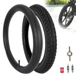 16x2.125 Bike Tire 16 Inch Bicycle Tire and Inner Tube, 54-305 Tire Compatible with Motorcycle Electric Bike, RoyalBaby Joystar Dynacraf Kids Bikes