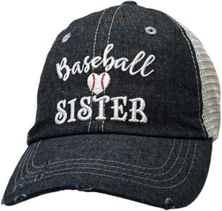 Cocomo Soul Womens Girls Baseball Sister Hat | Baseball Sister Cap | Baseball Sister 228 Dark Grey