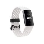 Fitbit Charge 3 special edition with NFC The innovative health and fitness tracker, frost white/aluminium/graphite grey (includes black replacement strap), one size fits all