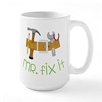 CafePress Mr. Fix It Large Mug 15 o