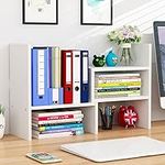 Olyzer Desktop Organizer Office Storage Rack, Expandable Bookshelf Display Shelf, Versatility Office Supplies Desk Organizer, Free Style Adjustable Desktop Bookcase Stand