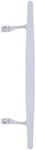 BRIXWELL Die-Cast Handle for Patio Doors in White Finish, 6-5/8" Hole Spacing, Designed for Sliding Glass Panels, Includes Interior Lever for Door Operation and Mounting Use