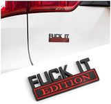 Fuck IT Edition Emblem for Car, 3D 