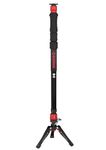 IFOOTAGE Cobra 3 A150S Strike Monopod, Camera Monopod with Pedal Locking Control, One-Step Rapid Height Adjustment, Professional Photography Monopod Suitable for SLR Cameras and Camcorders (150 cm)