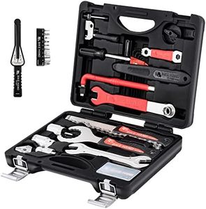 BIKEHAND 19 Piece Bike Bicycle Repair Tool Kit Set - Great Bike Maintenance Tools for Mountain & Road Bike - Bike Tools Kit Set Complete with Torque Wrench & Storage Case