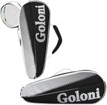Goloni Tennis Bag 3-4 Racquets with Front Extral Pocket for Other Essentials,Tennis Rackets Bag with Removable Shoulder Strap,White
