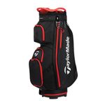 TaylorMade 2023 Pro Cart Bag (Black/Red)