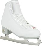 Riedell Skates - Ruby Ice Skate - Women's Recreational Figure Ice Skates with Steel Luna Blade | White | Size 6