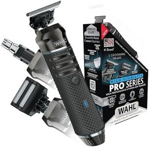 Wahl USA Pro Series High Visibility Skeleton Style Trimmer, Lithium-Ion Cordless Rechargeable All in One Shaving & Close Cutting Beard Trimmer for Men with Near Zero Gap Blade – 3023437