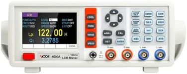 Ruoshui Digital LCR Meter – Precision Benchtop Capacitance and Inductance Tester (10Hz-100kHz) with Data Saving, U-Disk Copy, Ideal for Electronic Component Testing (4090A)