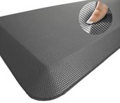 Sky Solutions Oasis Anti Fatigue Mat - Cushioned 3/4 Inch Comfort Floor Mats for Kitchen, Office & Garage - Padded Pad for Office - Non Slip Foam Cushion for Standing Desk (20x39, Grey)