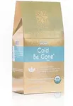 Secrets Of Tea Cold Be Gone Tea- -Caffeine Free Immunity Tea- Natural USDA Organic Throat Coat Tea for Cold Relief, Cough, Congestion, Throat, Fever, and Sleep - 20 Counts(1 Pack)