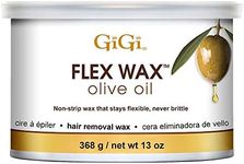 Gigi Olive Oil flex wax - Non-Strip Hair Removal Wax, 13 ounces