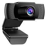 Edew 1080P Webcam with Microphone, 