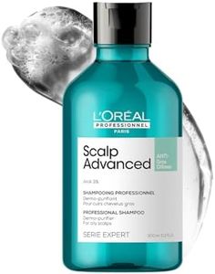 L’Oréal Professionnel Scalp Advanced Anti-Oiliness Shampoo for Greasy Scalp | Purifies Hair for Less Scalp Sebum & More Nutrition | Powered by 3% AHA Formula | For Men & Women, 300ml