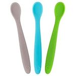 WeeSprout Silicone Baby Spoons - Fi