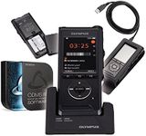 Olympus DS-9000 Professional Dictation Recorder with Dictation Management Software ODMS PIN Encryption 2 Integrated Microphones USB Integrated Slide Switch Docking Station V741020BE010