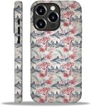 ANLUN STORE Compatible with iPhone 16 Pro Case,Bottom Shark Pattern Case for iPhone 16 Pro 2 in 1 Double Protection,Anti-Scratch Shockproof Case for iPhone 16 Pro