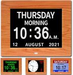 CAZOKASI 3 Displays 8inch Clock wit