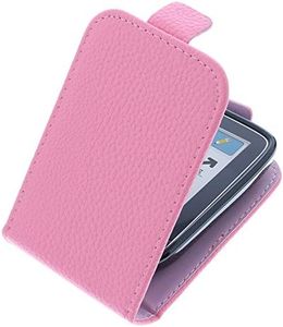 foto-kontor Case compatible with Abbott Freestyle Libre 2 Flip Style pink protection