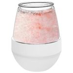 Freeze Wine Cooling Cup Set: Set of 1 Chiller Mug Red and White Wine Glasses with Frozen Gel - Plastic Shatter Resistant Double Wall Insulated Cooler Cups 10 oz