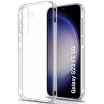 TheGiftKart Back Cover Soft Case for Samsung Galaxy S23 FE 5G | Best Camera Protection | Inbuilt Dust Plugs & Anti-Slip Grip | Ultra Clear Slim Back Cover for Samsung S23 FE (Silicone, Transparent)