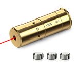 MidTen Bore Sight 12 Gauge Laser Boresighter Red/Green Dot Zeroing Laser Bore Sight with Extra Batteries