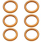 The Lord of the Tools 20Pcs Motorcycle Exhaust Gaskets Compatible with Honda CG125 150 175 200 250 Motorcycle Exhaust Muffler Gasket Exhaust Pipe O-Ring Washer Seal Ring