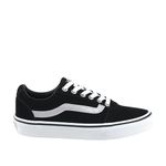 Vans Women's Ward Sneaker, Metallic SIDESTRIPE Black, 7.5 UK