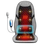 COMFIER Back Massager for Pain Relief, Massage Chair Pad with Adjustable Lumbar Support, Massage Seat Cushion with 10 Vibration Motors & 5 Modes, Chair Massager for Office, Recliner, Gifts for Women
